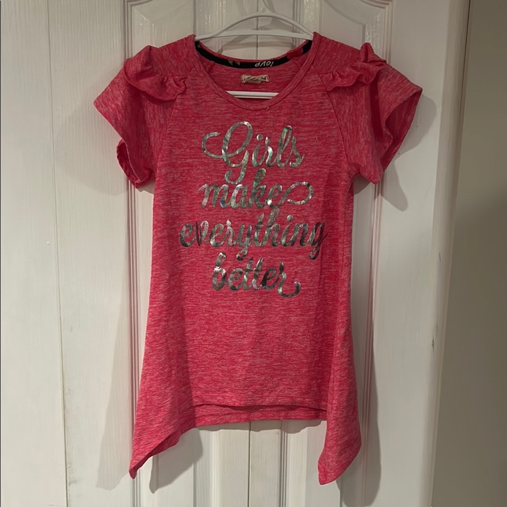 Jona Michelle Pink Girls' Top